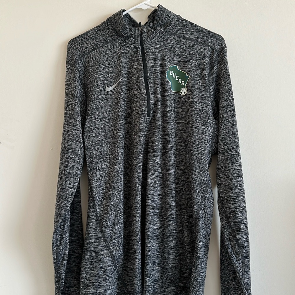 Milwaukee Bucks Nike Quarterzip